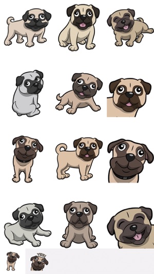 PugMoji - Pug Emoji & Sticker(圖1)-速報App