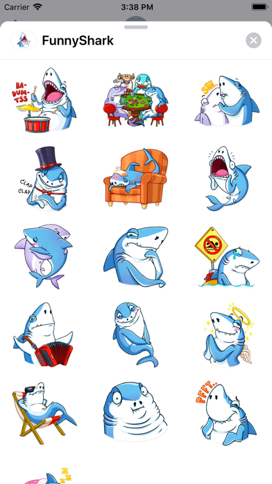 Funny Shark Sticker 2019 screenshot 3