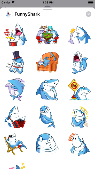 How to cancel & delete Funny Shark Sticker 2019 from iphone & ipad 3