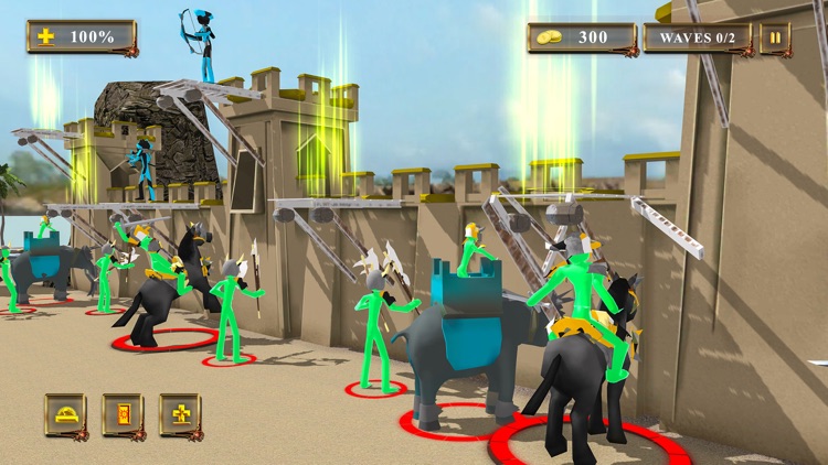 Stickman Castle Defense screenshot-3