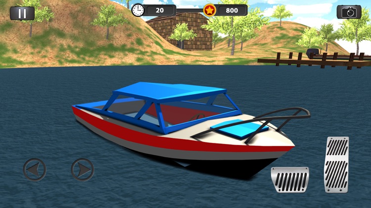 Real Police Boat Parking Simulator Game 3d screenshot-4