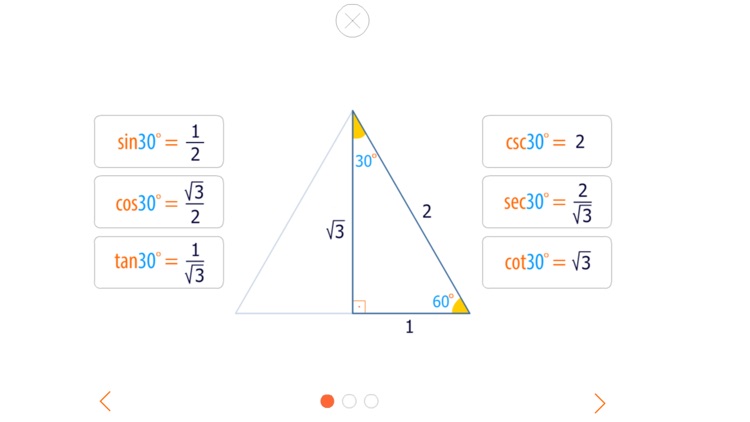 Trig Ratios of Special Angles (30°,45°,60°)