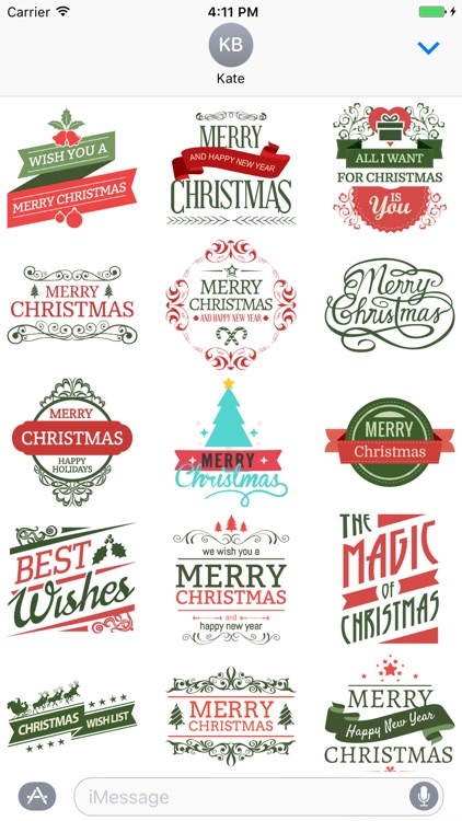 Christmas & New Year Badges