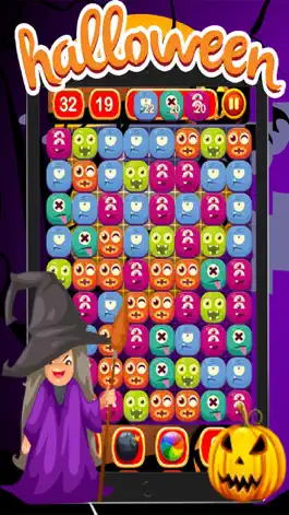 Game screenshot Halloween Monster Match3 Drop apk