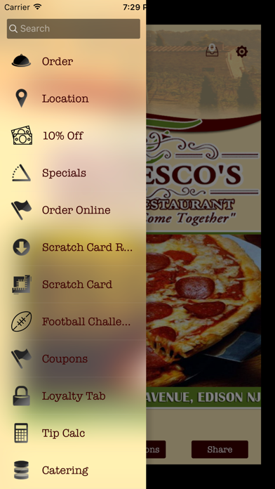 How to cancel & delete Francesco's Pizzeria from iphone & ipad 2