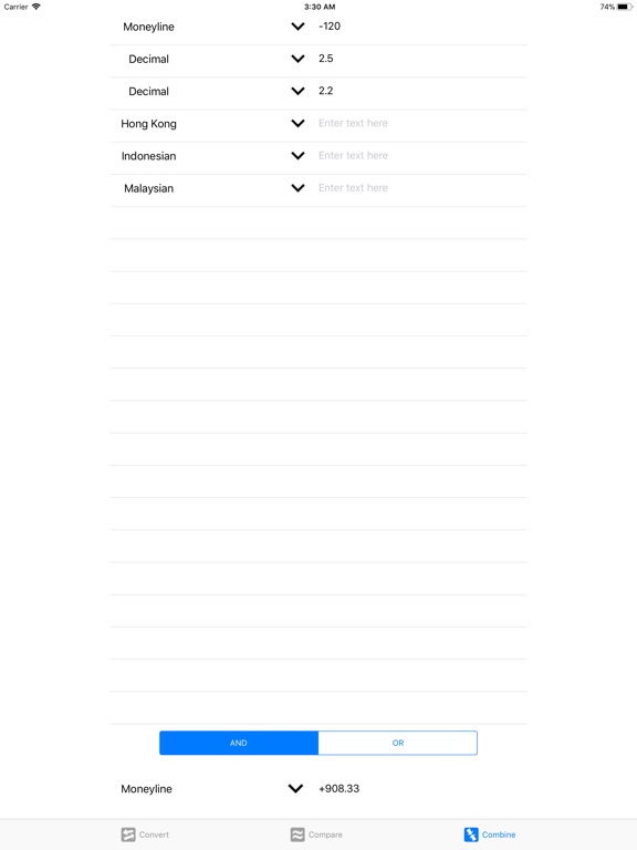 sports betting poker odds calculator