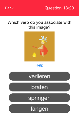 German Irregular Verbs Wizard screenshot 4