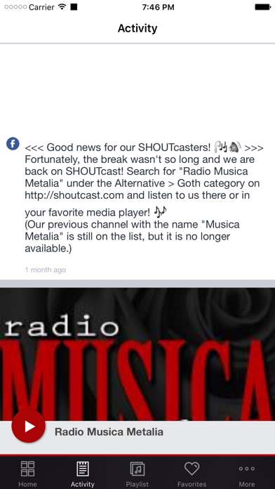 Radio Musica Metalia screenshot 2
