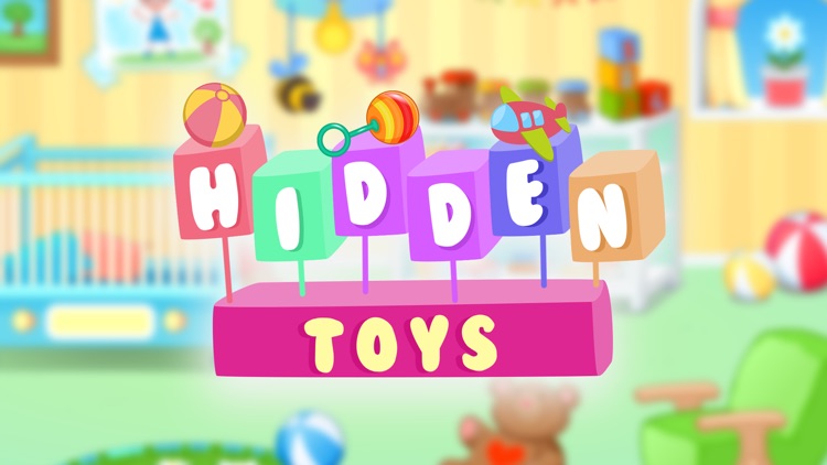 Hidden toys game for toddlers