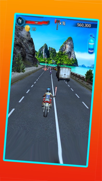 3D Gold Bike Racing Game screenshot 3