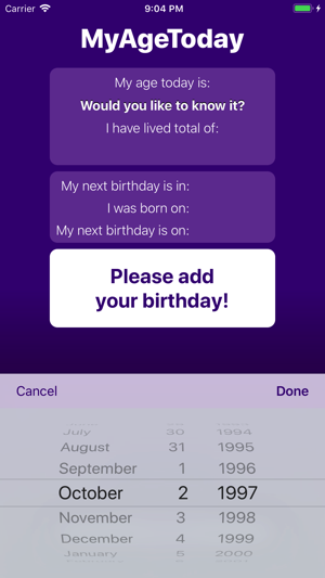 MyAgeToday - Calculate my age(圖2)-速報App