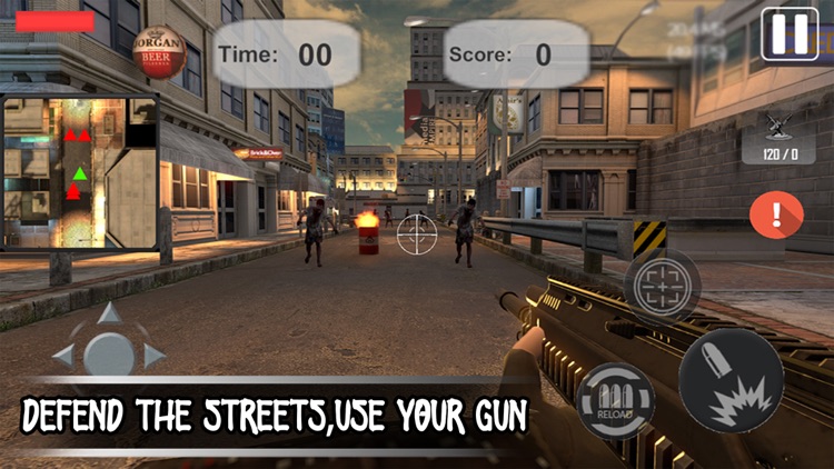 Zombie Sniper Shooter-Dead War screenshot-3