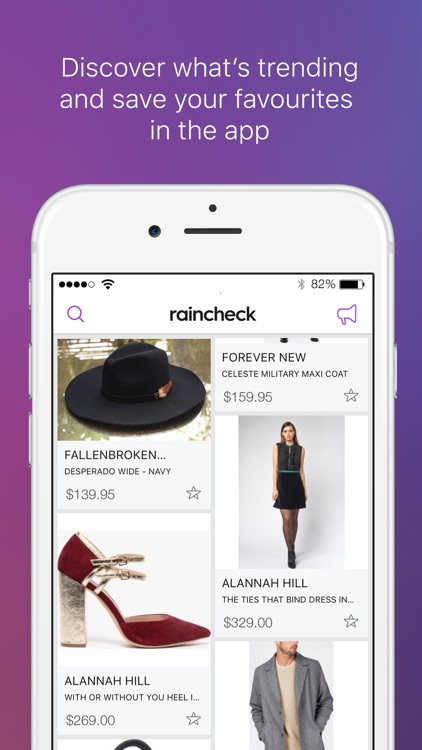 RainCheck - Smart Shopping