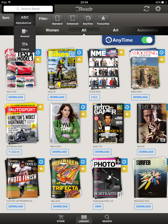 ‎Readr - 10K Magazine Newsstand Screenshot