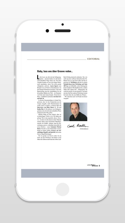drums & percussion - Magazin