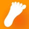 Icon One Foot - Pedometer