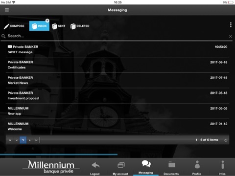 Millennium Banque Privée screenshot 3