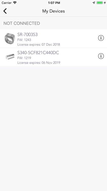 Sensogram screenshot-3