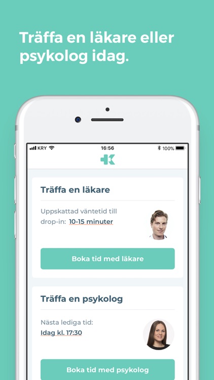 KRY - Trygg vård i mobilen