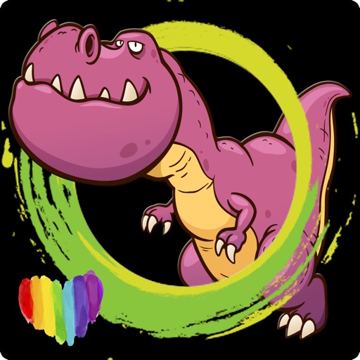 Dinosaur Coloring Pages Games icon