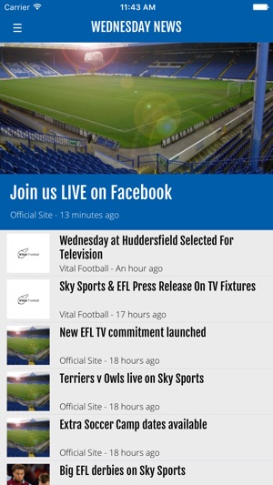 FN365 - Sheffield Wednesday News Edition(圖2)-速報App