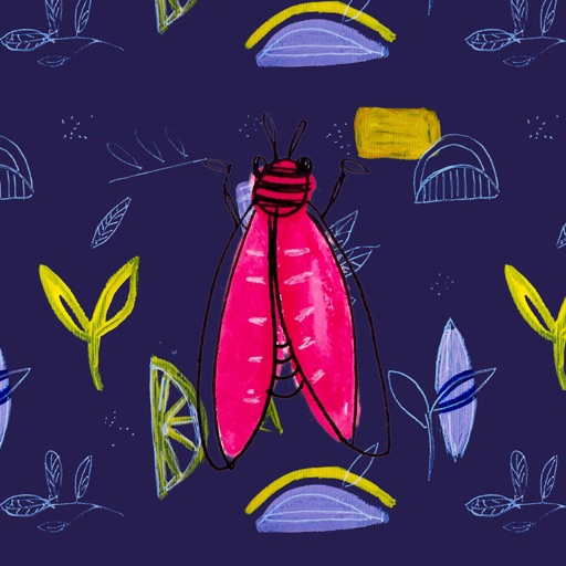 Painted Insects Stickers