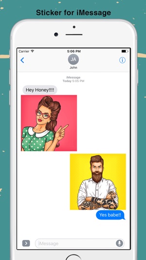 New Retro Generation Stickers – Guy & Girl(圖3)-速報App