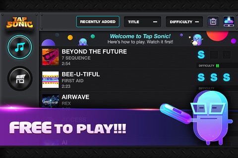 Music Game - TAPSONIC screenshot 2