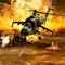 Play the pilot to a gunship helicopter and stop your enemy from advancing on the battle field towards your forces