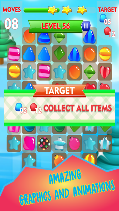 Candies Match 3 Rescue Pets screenshot 3