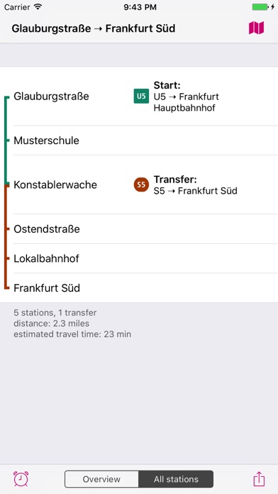 Frankfurt Rail Map Lite screenshot 4