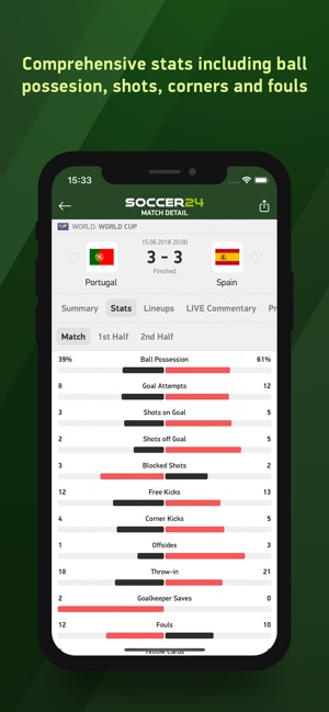 Soccer 24 - soccer live scores(圖3)-速報App