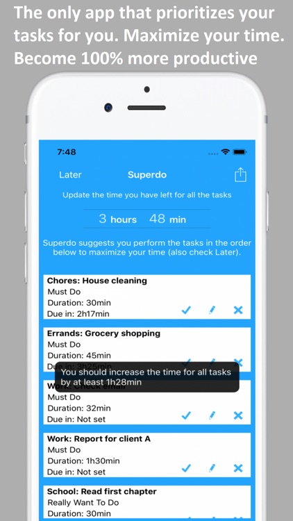 Superdo: To Do List, Checklist