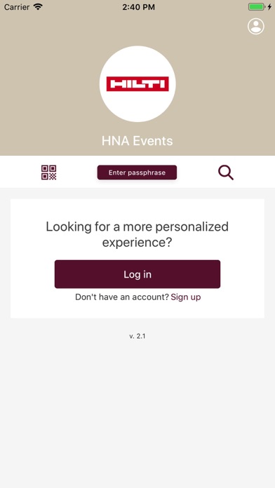 HNA Events screenshot 2