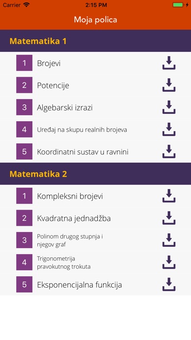 e-Škole Matematika 1 & 2 screenshot 2