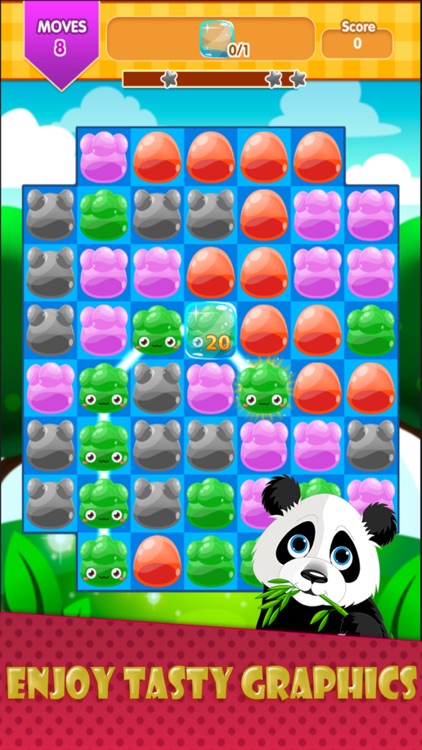 Jelly Panda : connect jellies screenshot-4