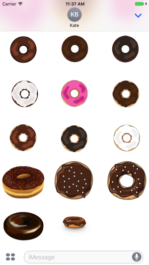 Delicious Donut Stickers(圖4)-速報App