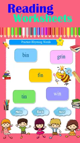 Game screenshot Reading Sight Words Worksheets mod apk