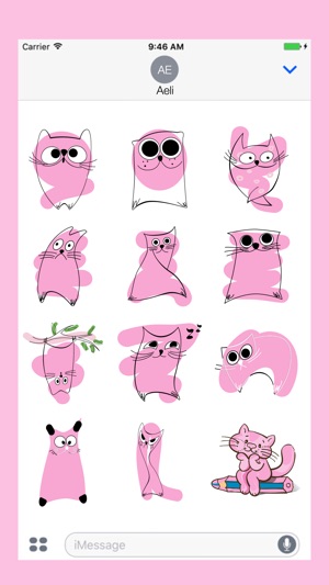 Pink Partner Stickers for iMessages(圖1)-速報App