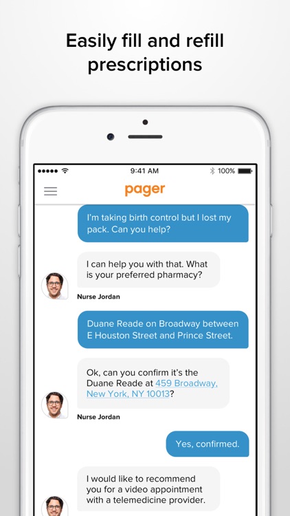 Pager: Chat with a Nurse screenshot-4