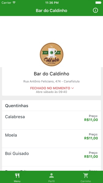 Bar do Caldinho Delivery