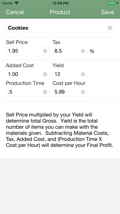 Simple Profit Calculator screenshot 2