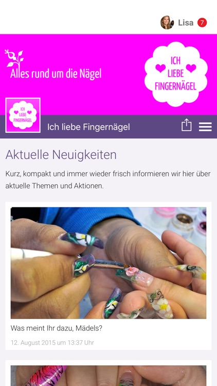 Ich liebe Fingernägel