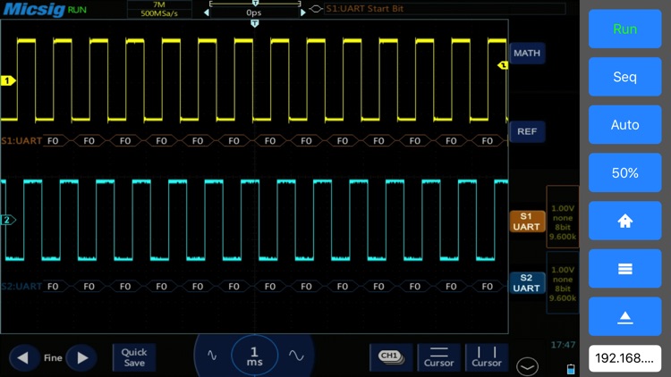 Tablet Oscilloscope