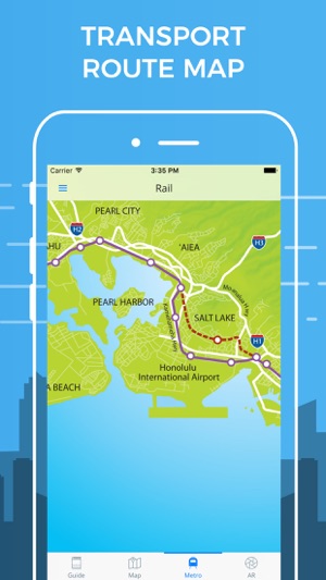 Honolulu Travel Guide with Offline Street Map(圖5)-速報App