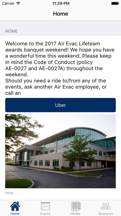 Air Evac Events screenshot 2