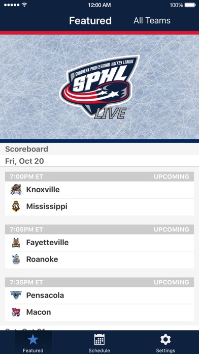 SPHL Live screenshot 2