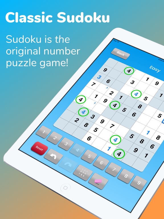 Sudoku классическая головоломк на iPad