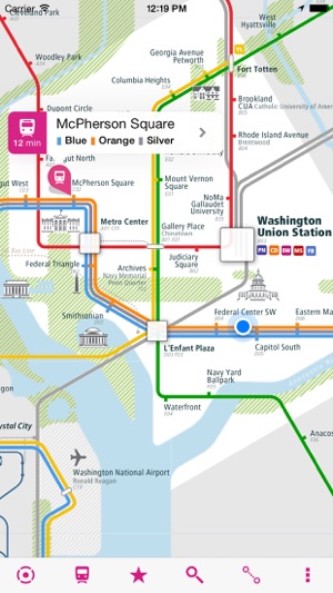 Washington Rail Map Lite