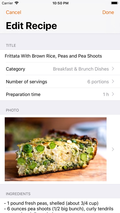 Cookbook - Recipes manager